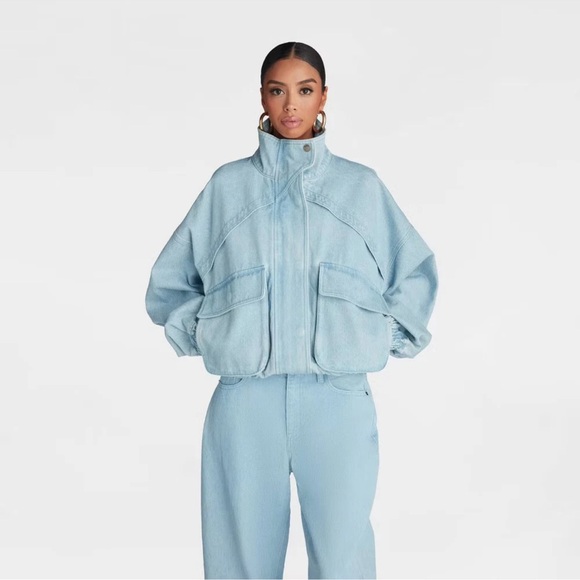 KBB by Kahlana Jackets & Blazers - "The Denim Bomber Jacket”
KBB by KAHLANA